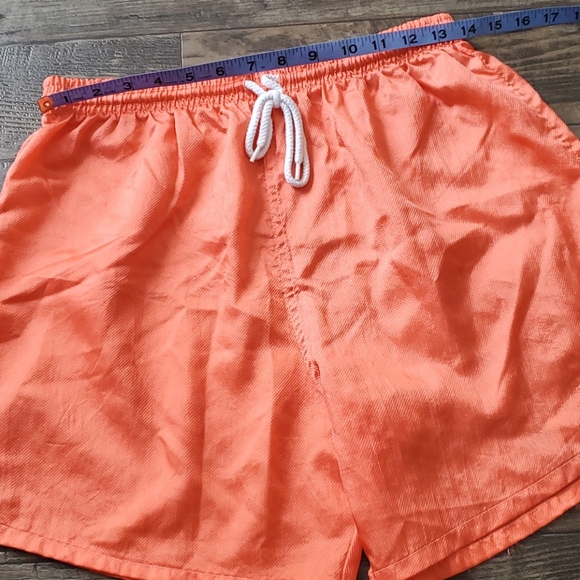 Totally Rad Vintage In Excess Drawstring Nylon Sho - Picture 2 of 6